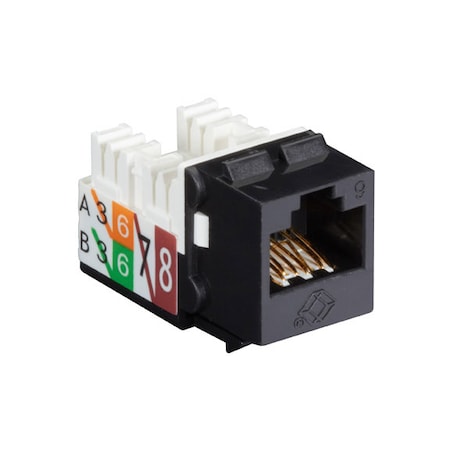 Black Box Gigatrue2 Cat6 Jacks, Universal Wiring, Component Level, 25, PK25 FMT631-R3-25PAK